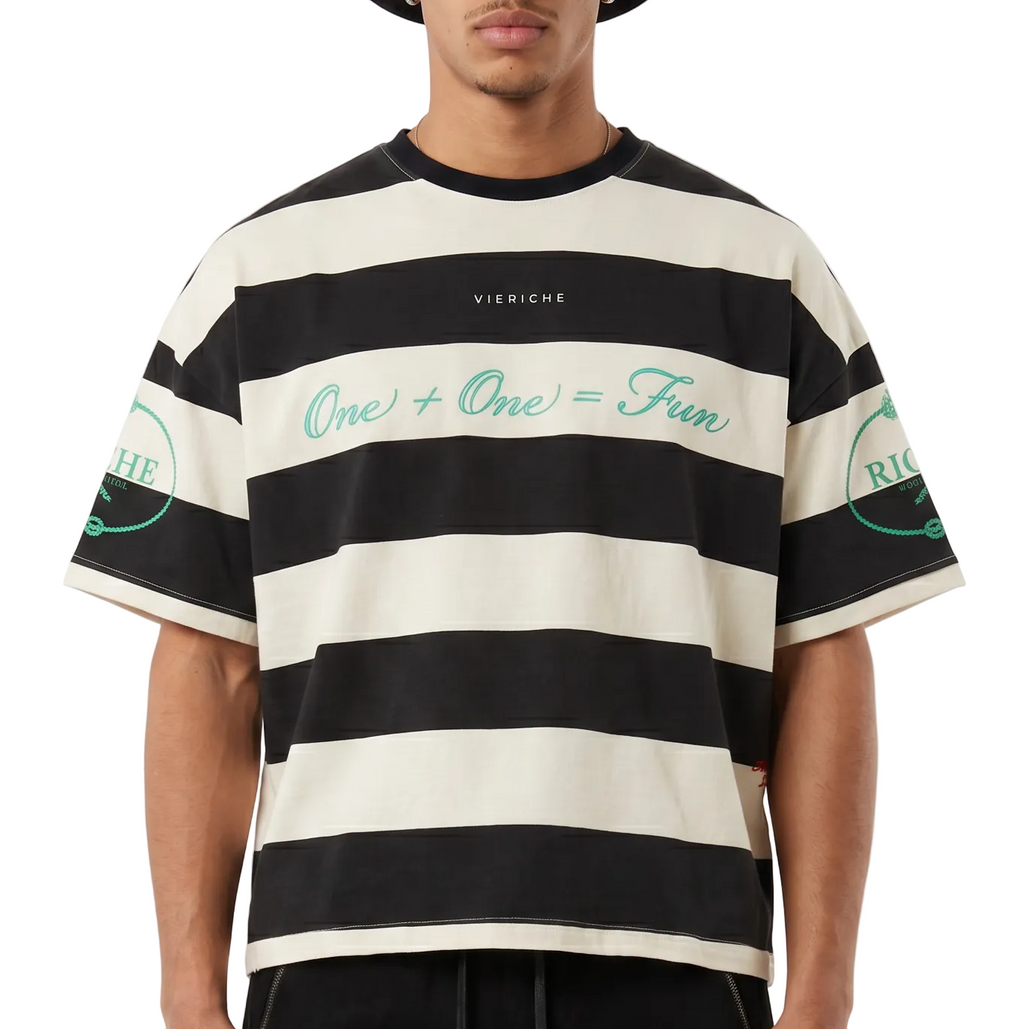 Striped future tee