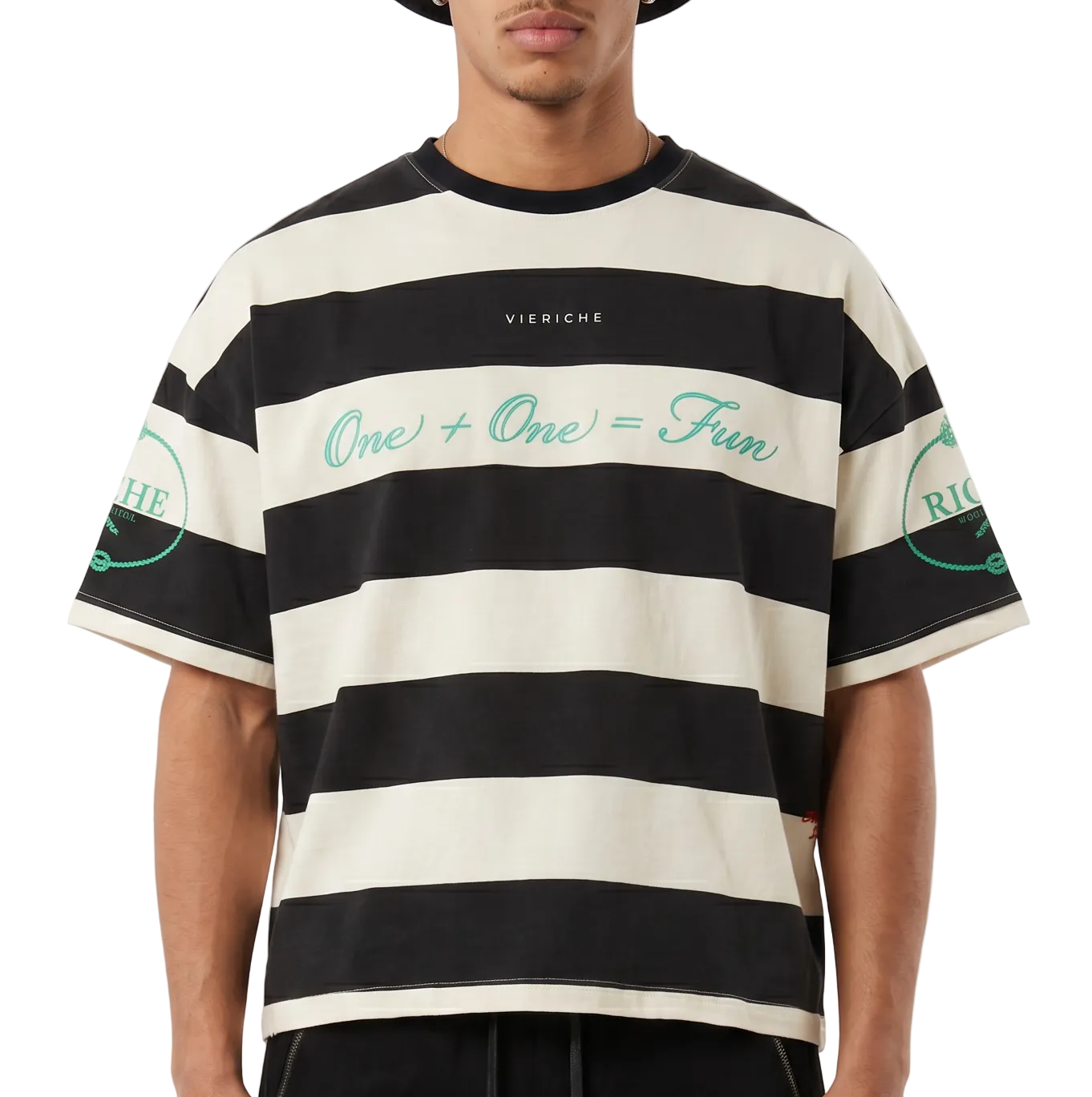 Striped future tee
