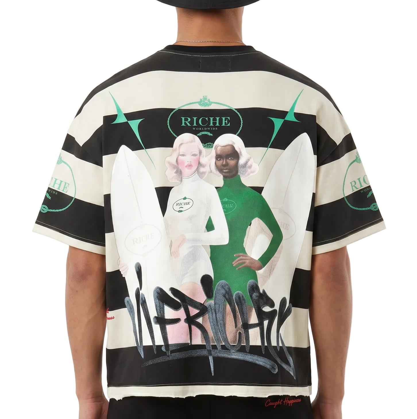 Striped future tee