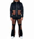 Two Tone Sweatsuit Set