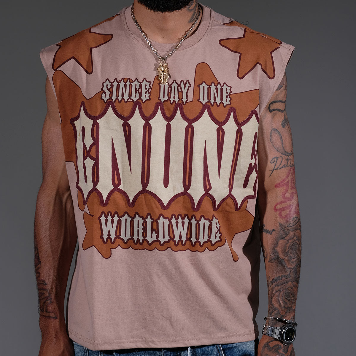 Since day one sleeveless shirt