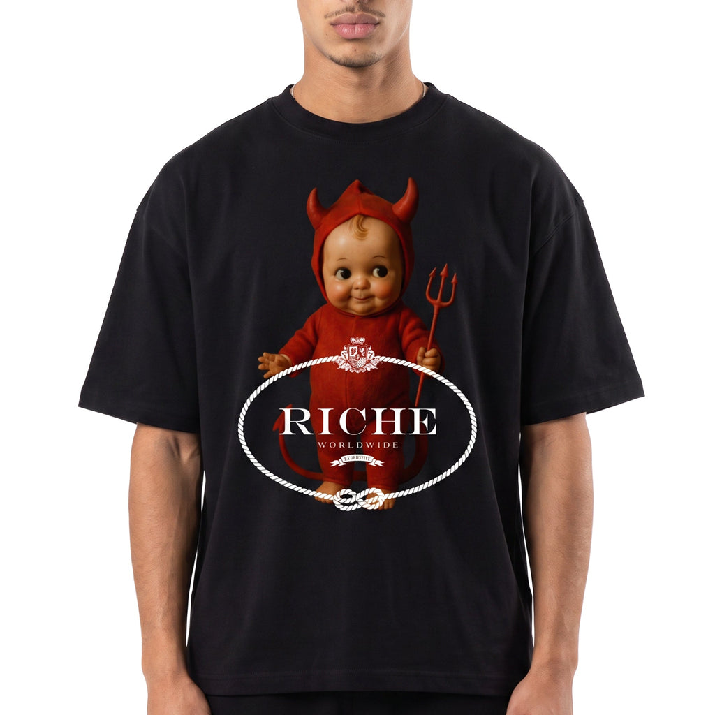 Naughty but nice Heavyweight Boxy T-Shirt