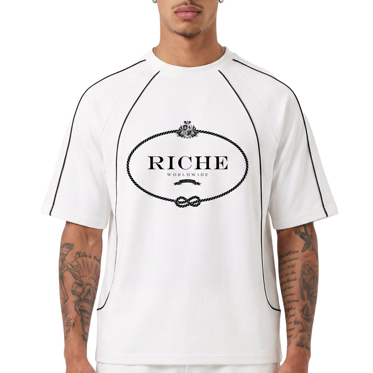 Riche stitch raglan t-shirt