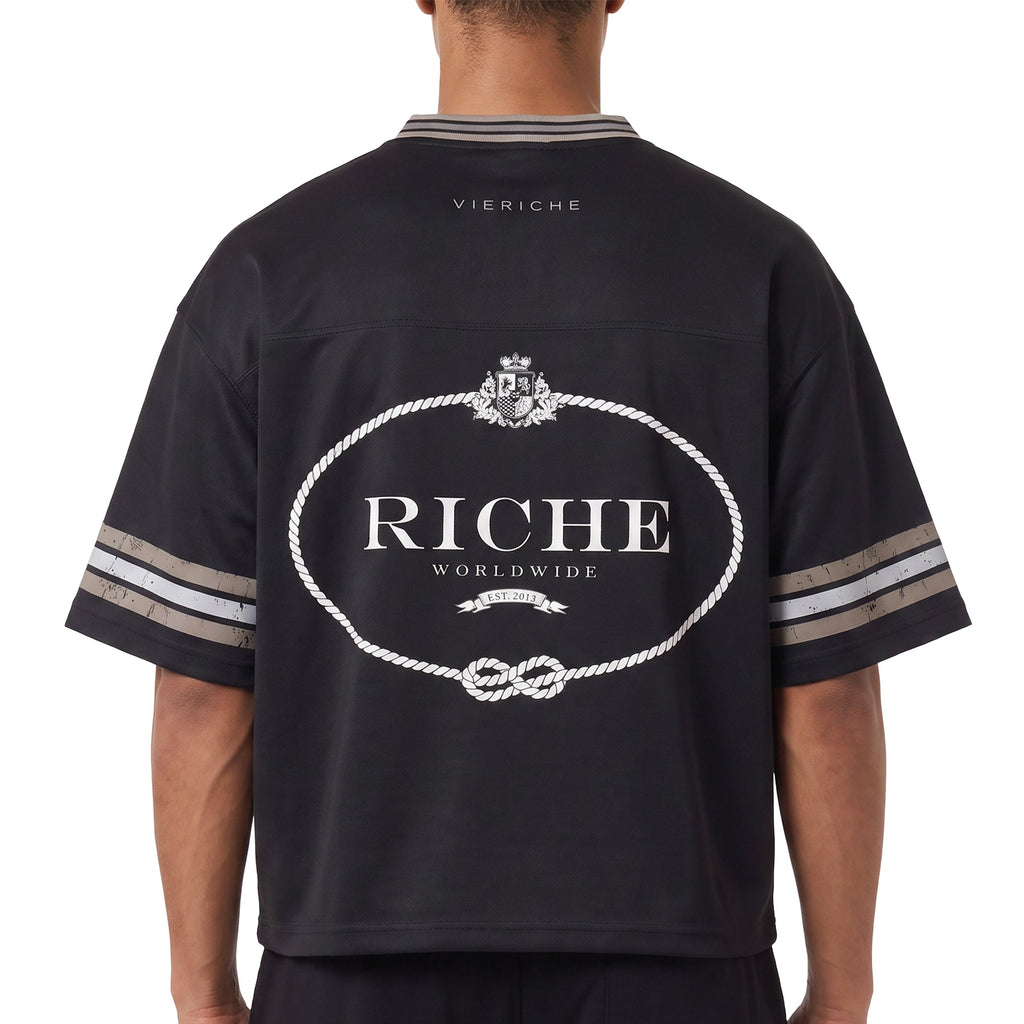 Night Scream Striped Soccer Jersey