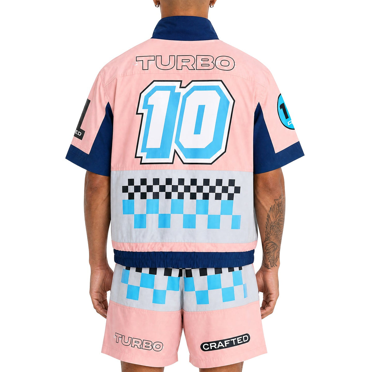 Turbo racing nylon short set