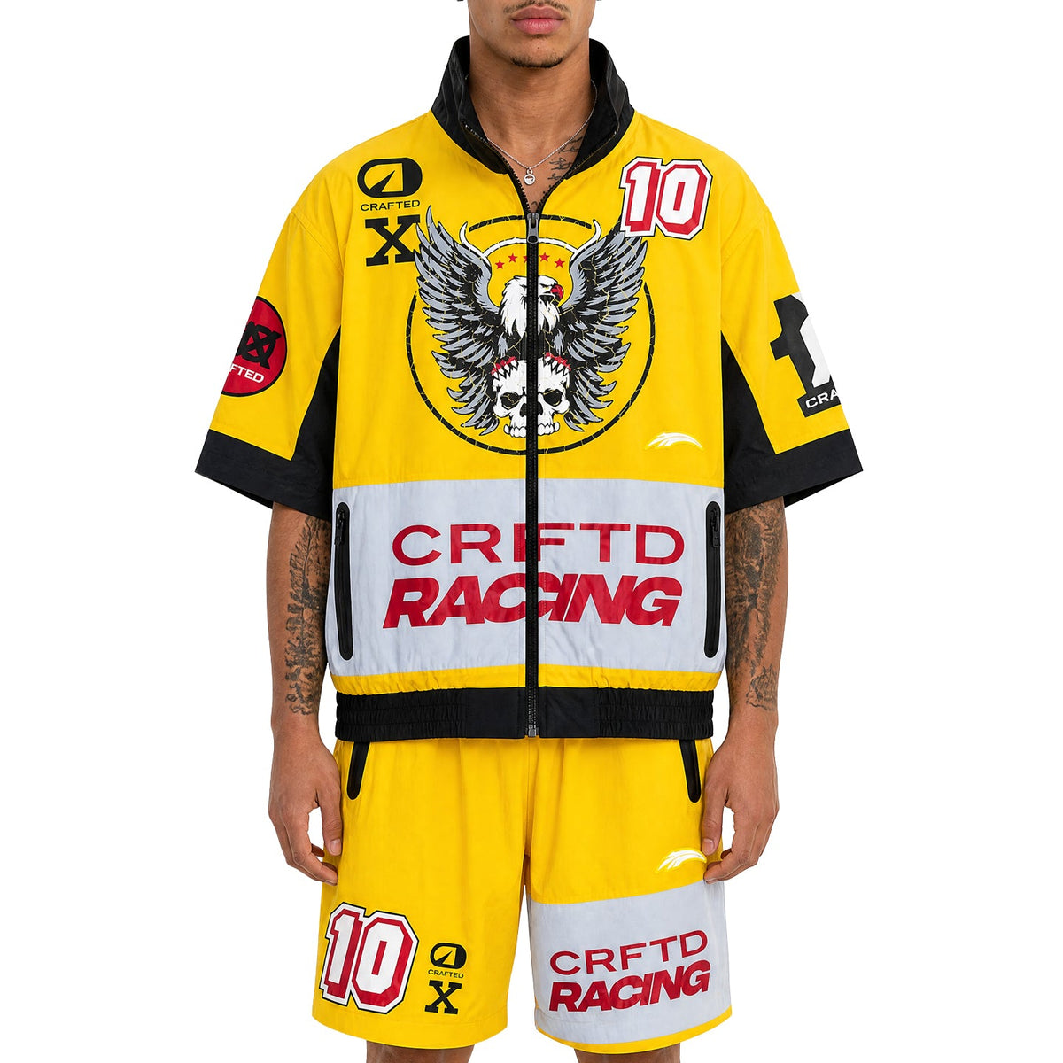 Turbo racing nylon short set