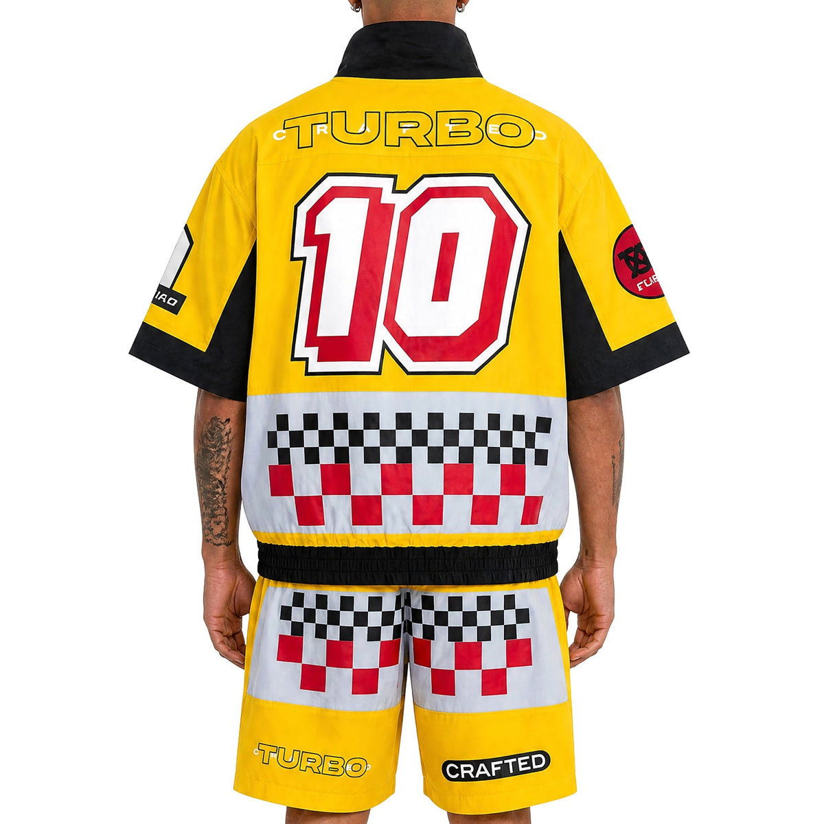 Turbo racing nylon short set