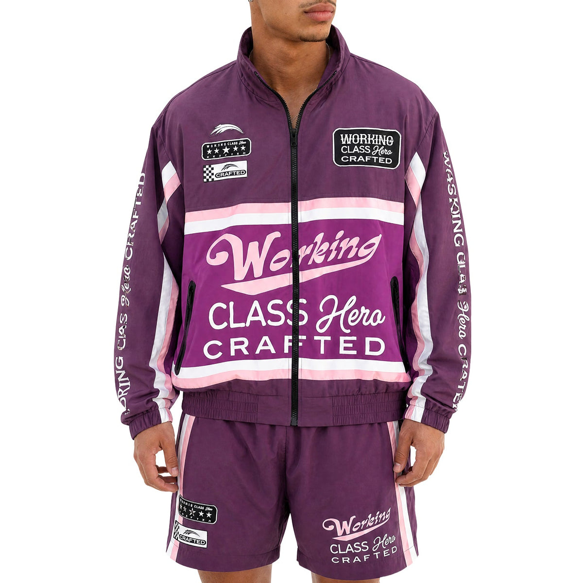 Working class nylon short set