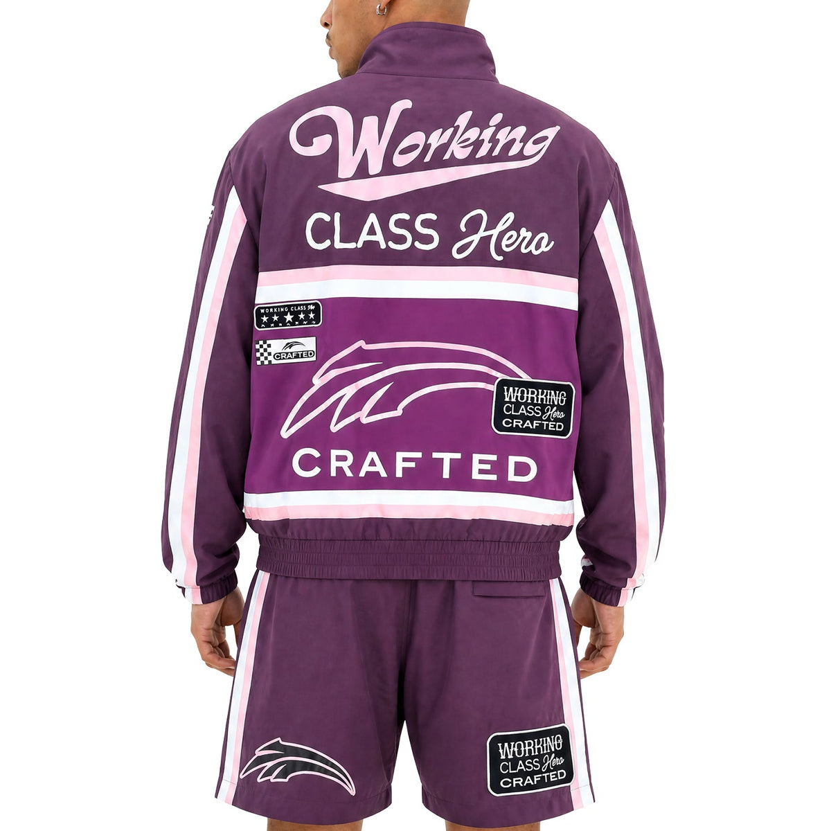 Working class nylon short set
