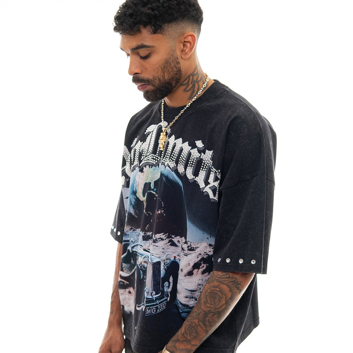 Stray no limits wide & crop fit tee