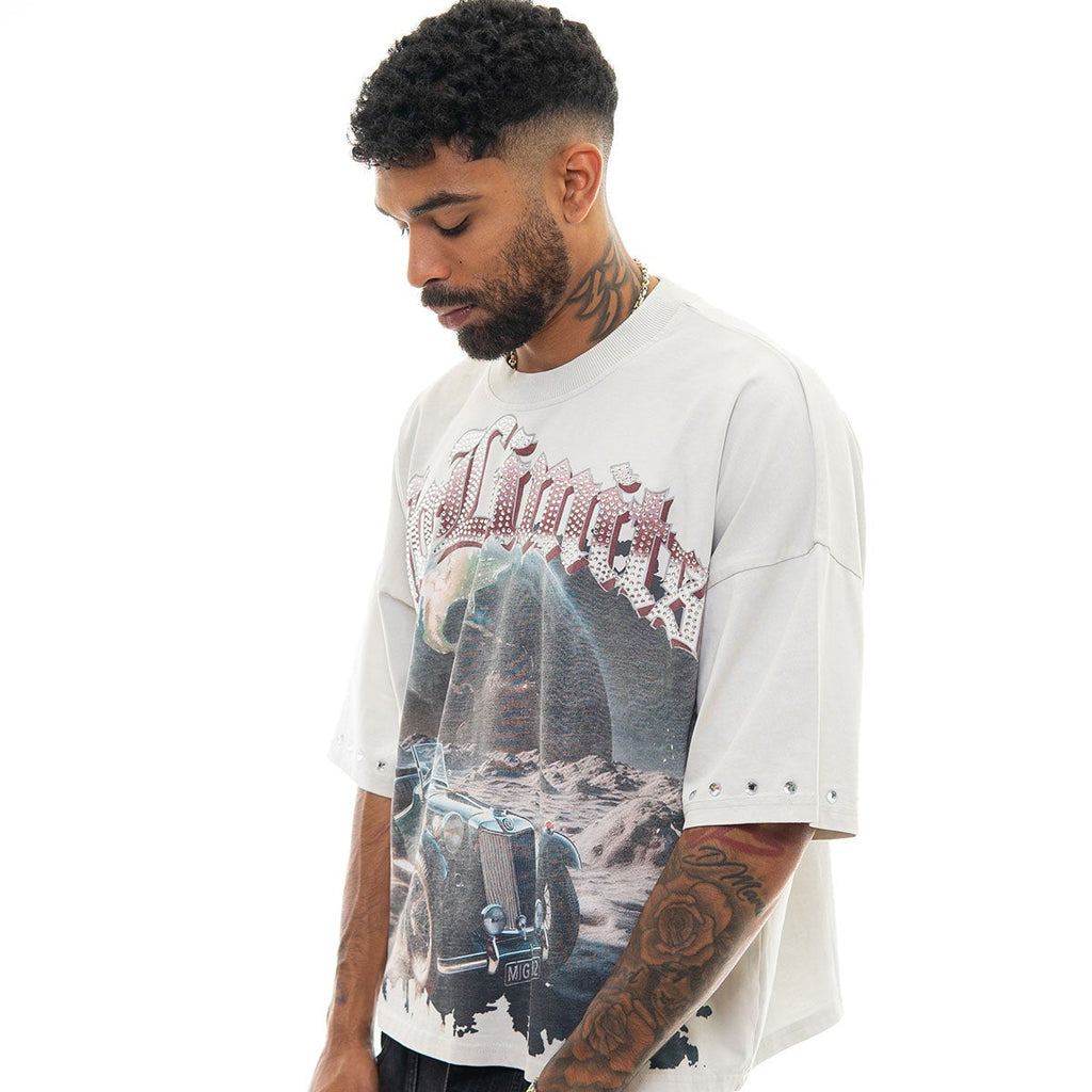 Stray no limits wide & crop fit tee