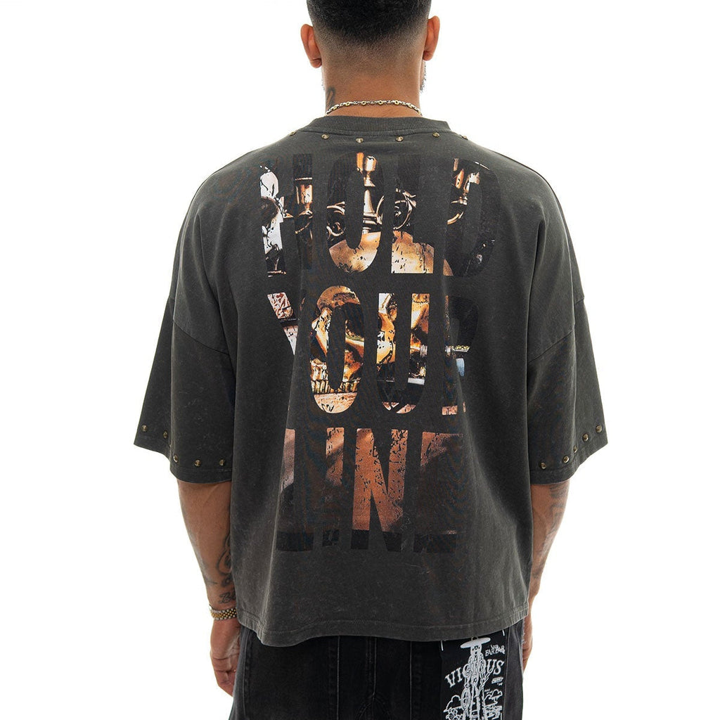 Stray stand ground wide & crop fit tee
