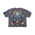 Burning skull tshirt