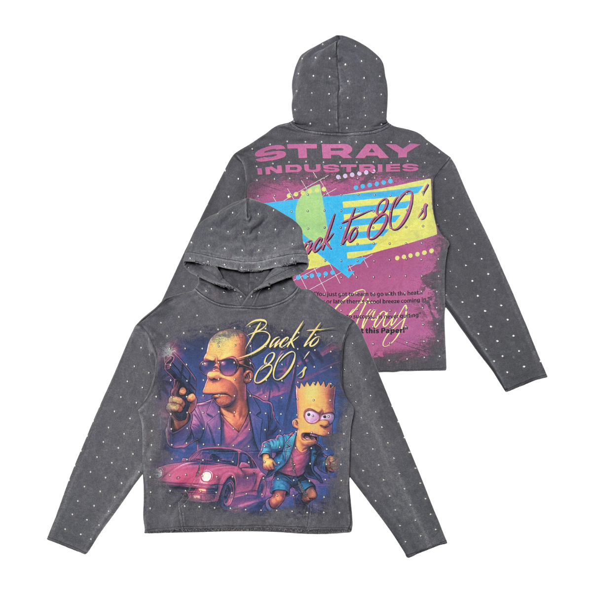 Back to 80's hoodie