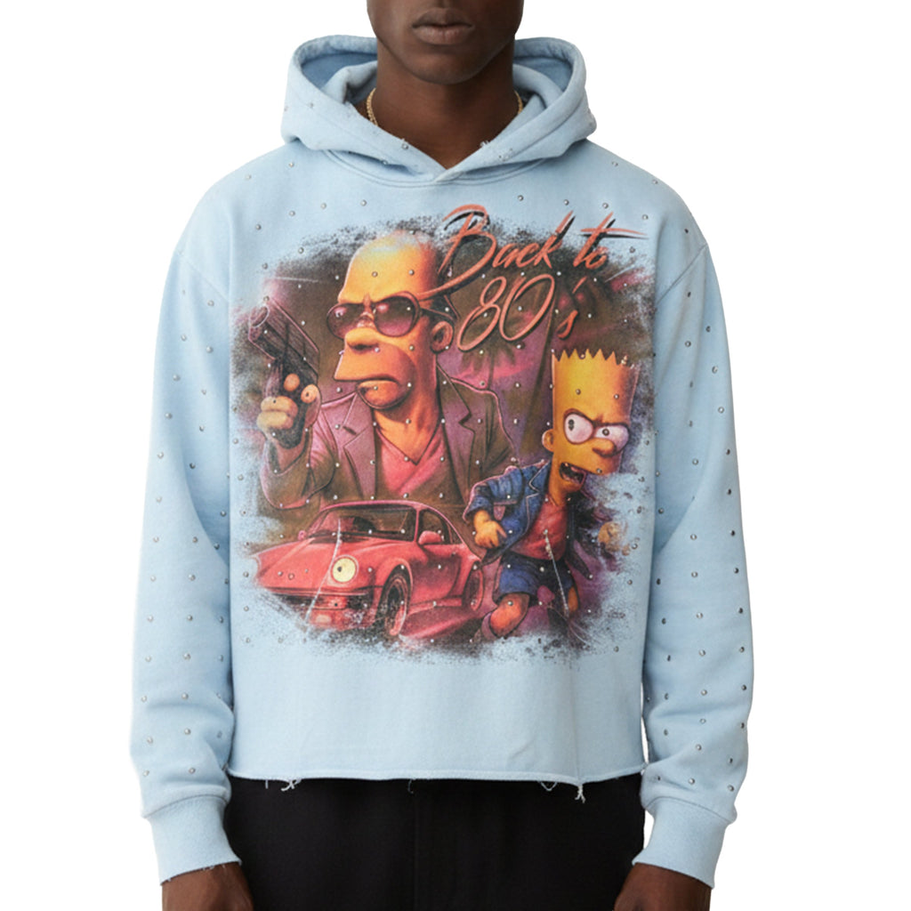 Back to 80's hoodie