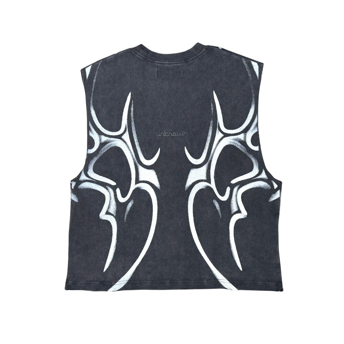 Printed sleeveless tee