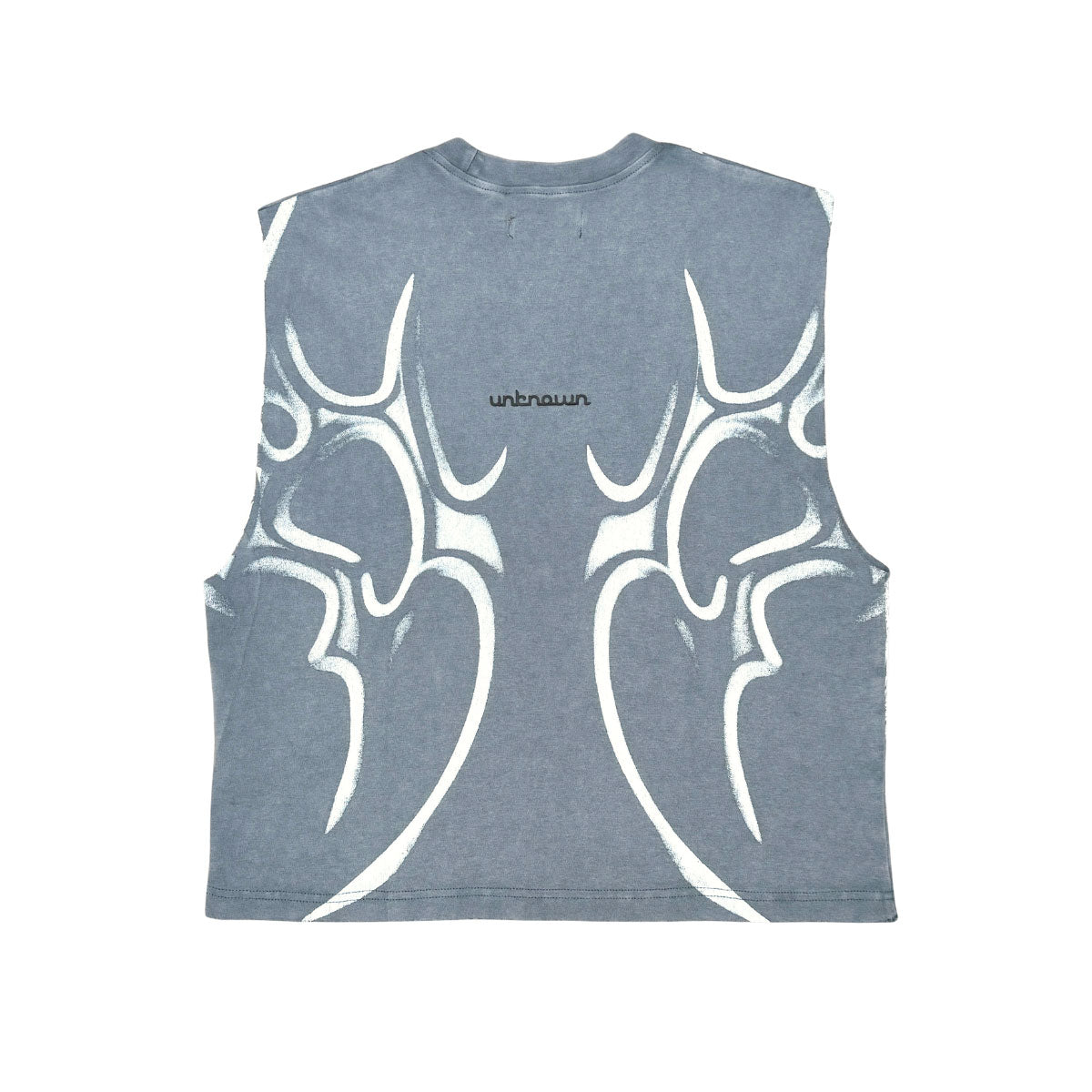 Printed sleeveless tee