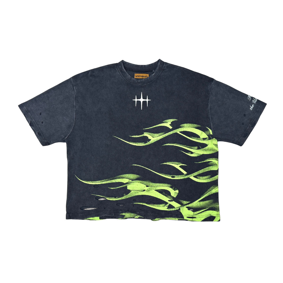 Metalic flames tee