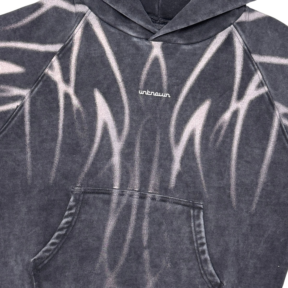 Short sleeve printed hoodie