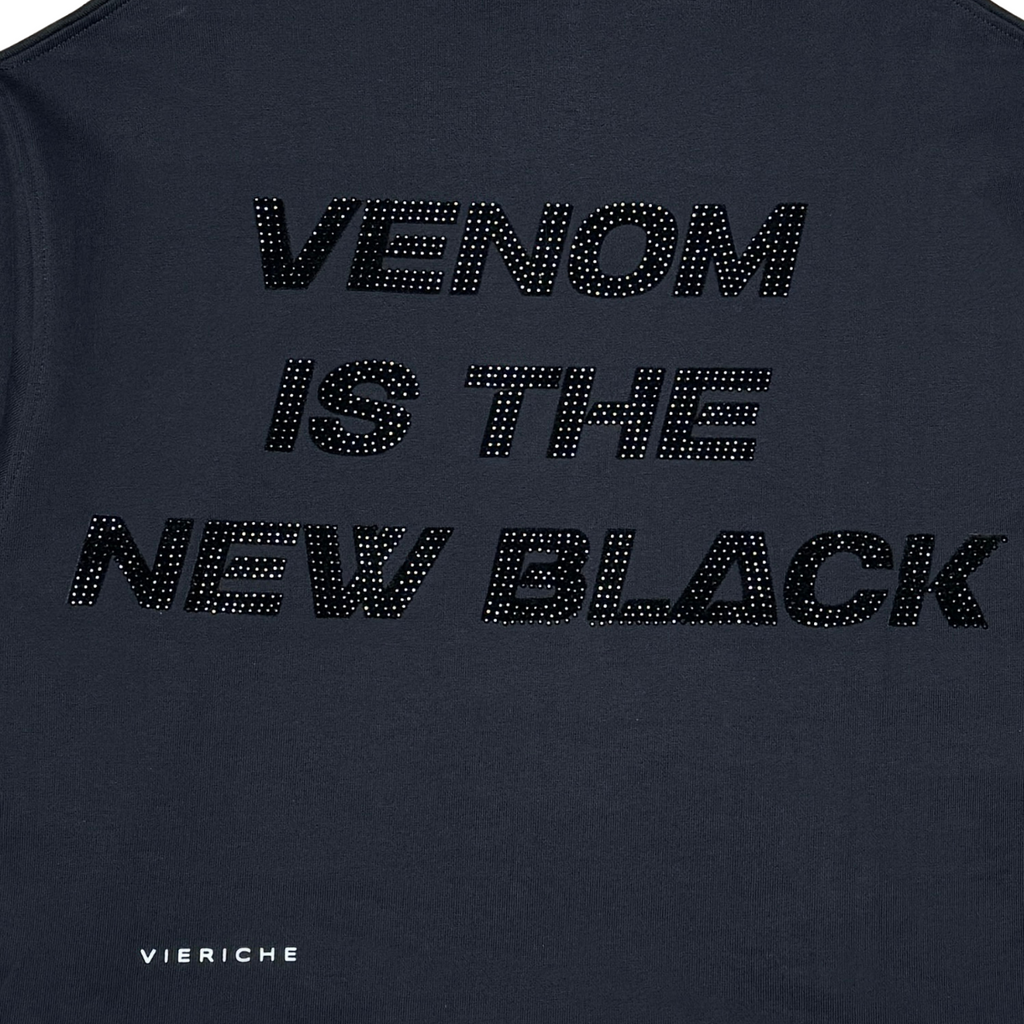 Venom biker cropped hoodie