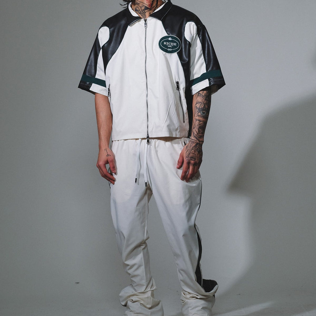 Racer crop jacket