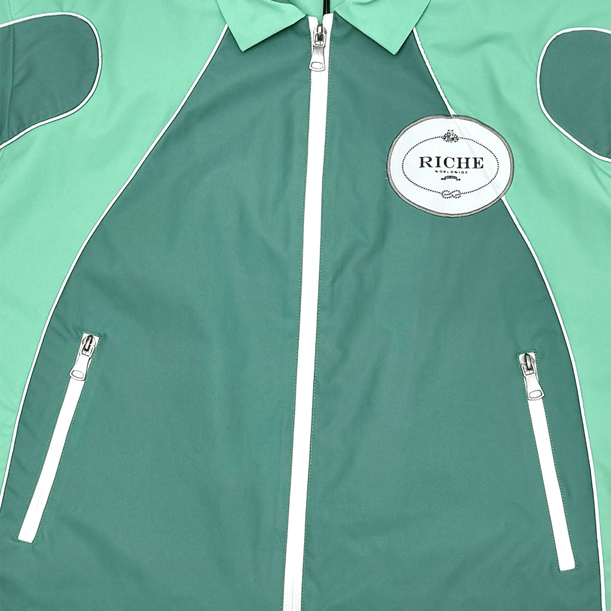 Nylon biker jacket set