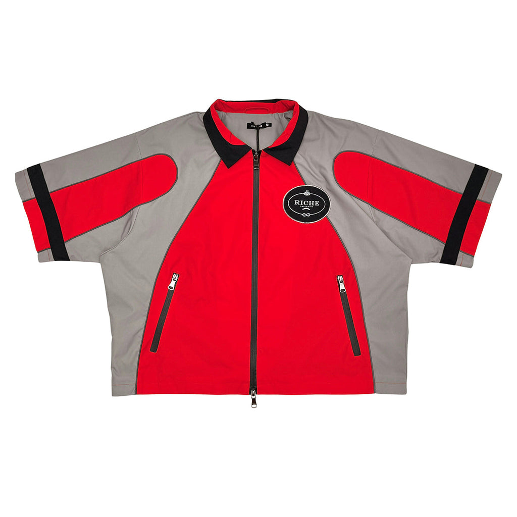 Nylon biker jacket set