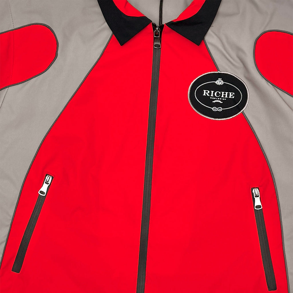 Nylon biker jacket set