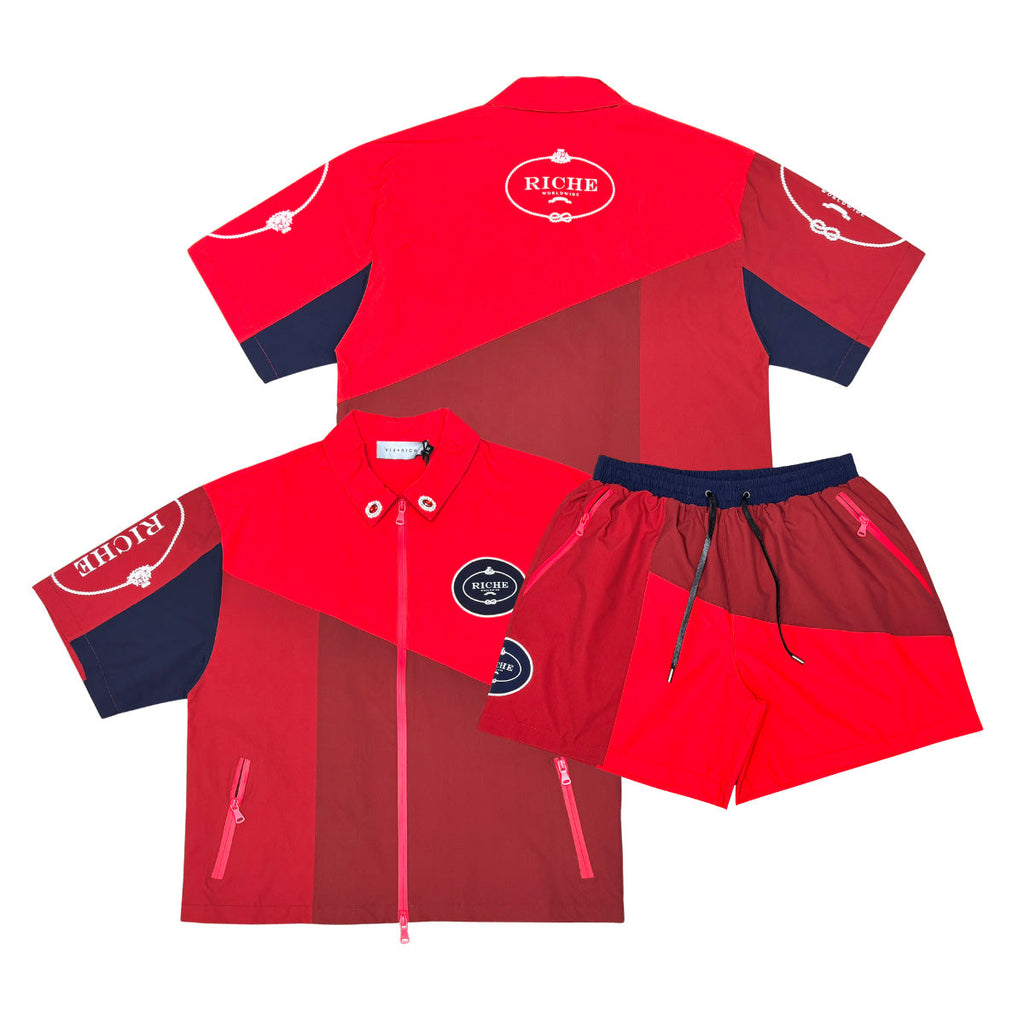 Monoblock jacket short set