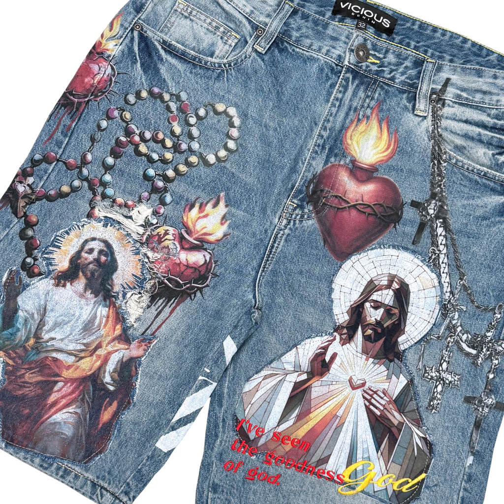Sacred heart shorts