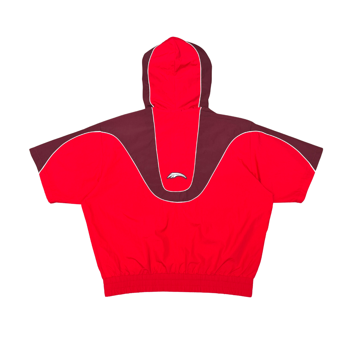 Wave hooded nylon short set