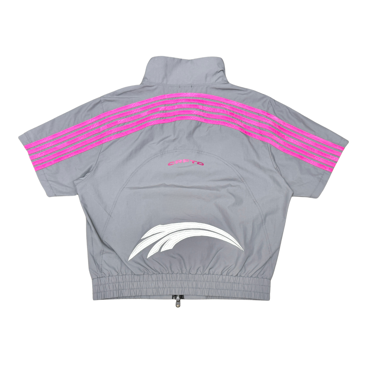 5 stripe nylon short set