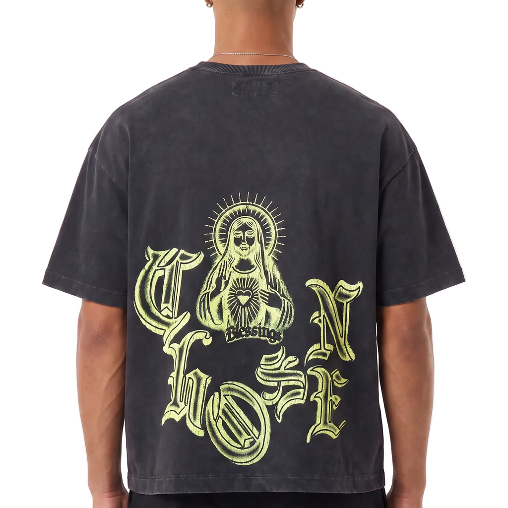 Blessings Neon Graphic Vintage Tee